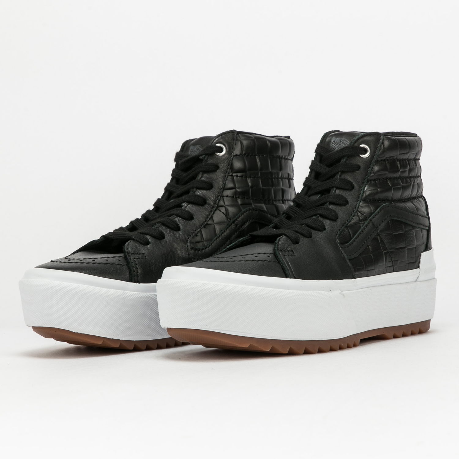 Sneakers og sko Vans SK8 - Hi Stacked "black / true white" Sort | VN0A4BTWA5S1, 1