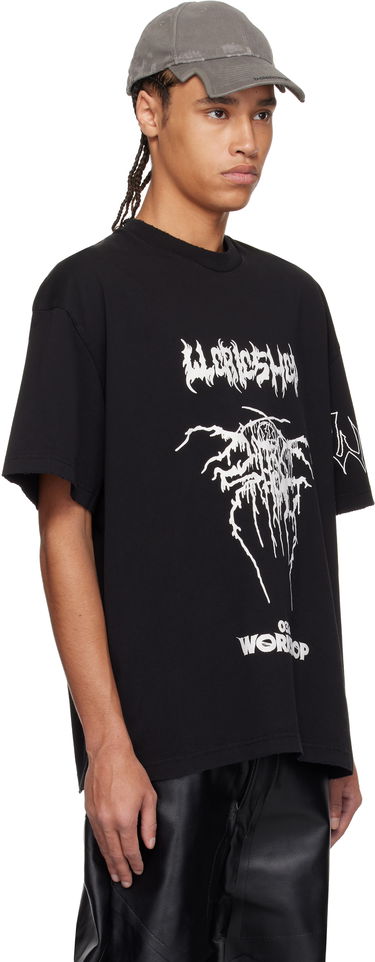 T-shirt 032C 032c Workshop Armour Graphic T-Shirt Sort | S25-URC-0113-050, 1