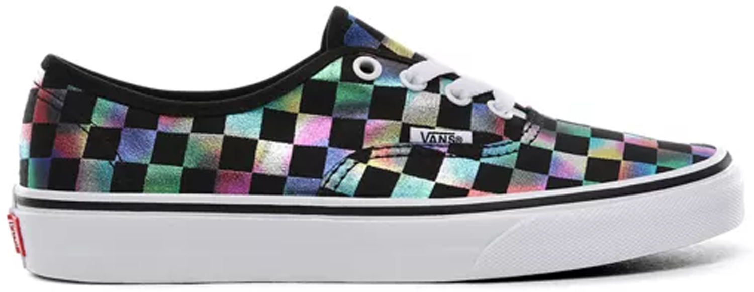 Sneakers og sko Vans Authentic Iridescent Checkerboard Flerfarvet | VN0A2Z5ISRY, 0