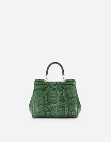 Håndtaske Dolce & Gabbana Medium Sicily Handbag Grøn | BB6003A211180523, 2