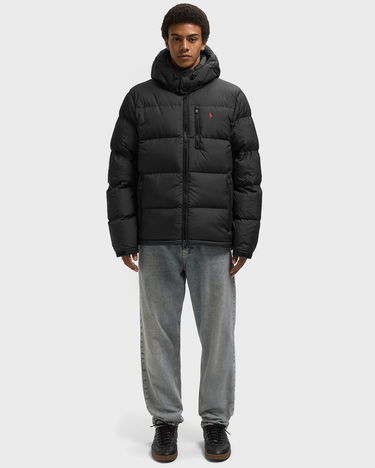 Puffer jakke Polo by Ralph Lauren Hooded Puffer Bomber Sort | 710968278001, 1