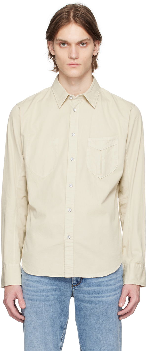 Skjorte rag & bone Rag & Bone Arrow Shirt Beige | MBW23SA381TGML