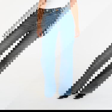 Jeans Samsoe Samsoe Sarebecca High-Waist Wide-Leg Jeans W27/L32 Blå | F25300106_CLR002381, 0