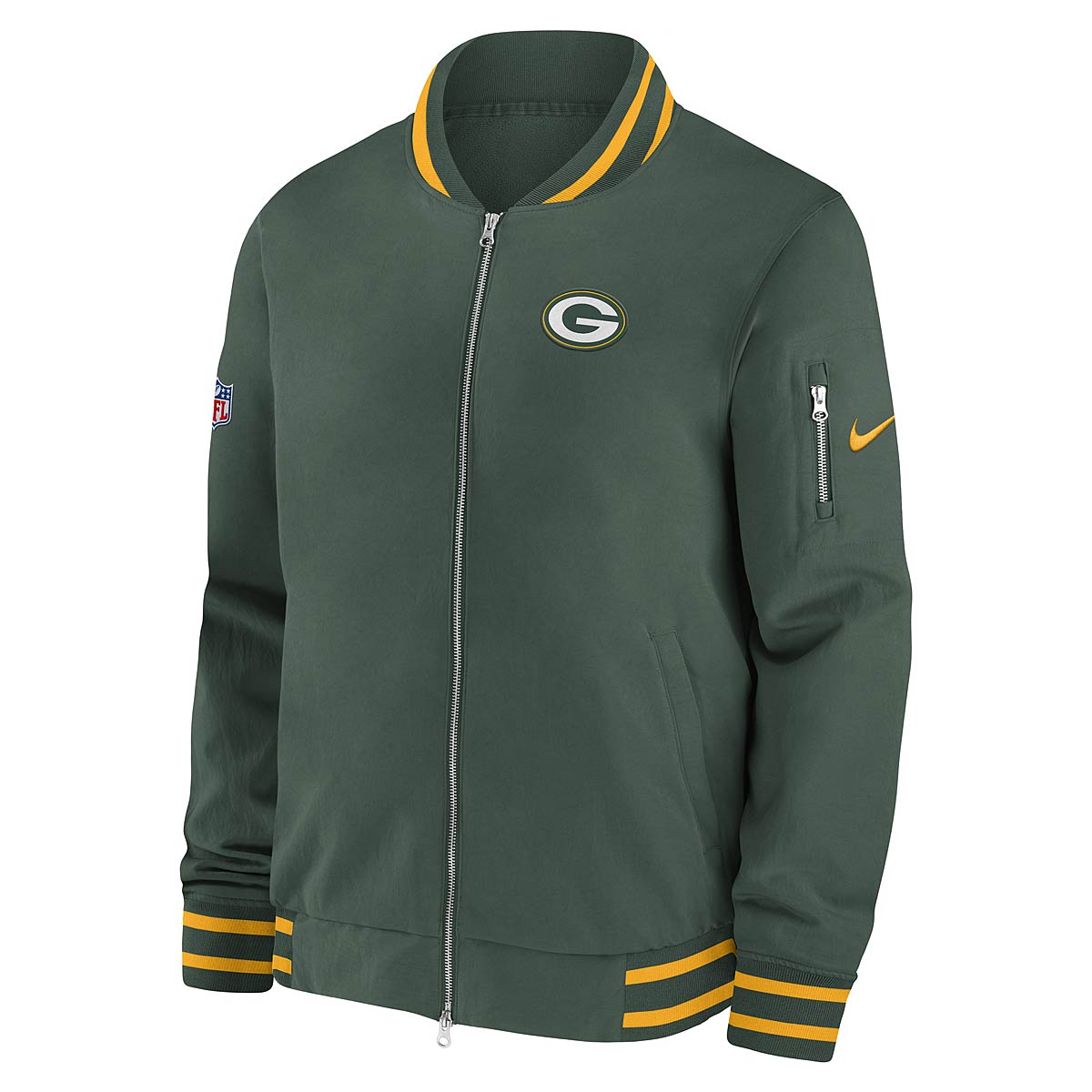Jakke Nike NFL COACH BOMBER Grå | 00ML-3EE-7T-V6U, 1