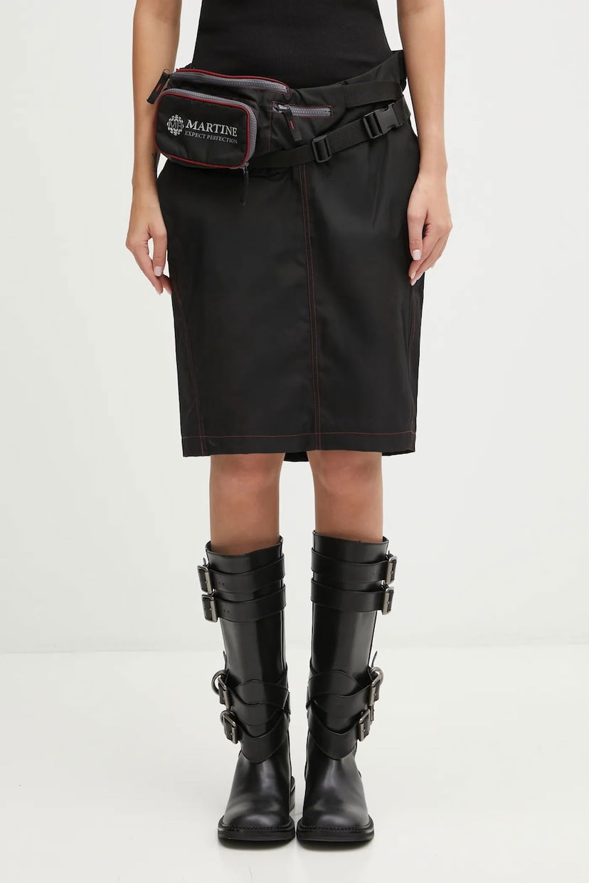 Nederdel Martine Rose Martine Rose Bumbag Midi Skirt with Contrast Stitching Sort | 848WO15035