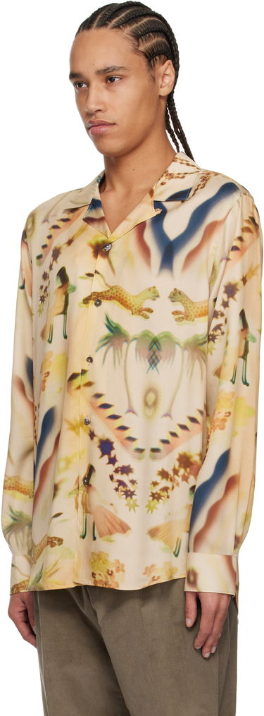 Skjorte Paul Smith Paul Smith Lumiere Print Shirt Beige | M1R-387Z-P02576-60, 3