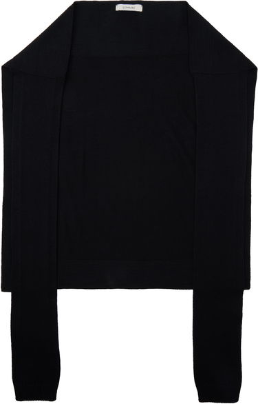 Tørklæde LEMAIRE Lemaire Trompe L'oeil Shrug Sort | AC1207 LK087, 0