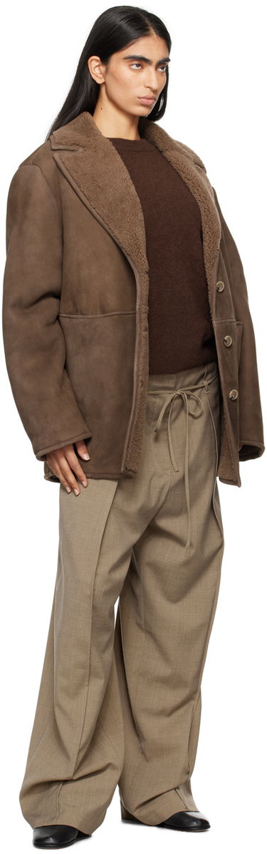 Jakke Loulou de Saison Loulou de Saison Cirebo Shearling Jacket Brun | CIREBO, 3