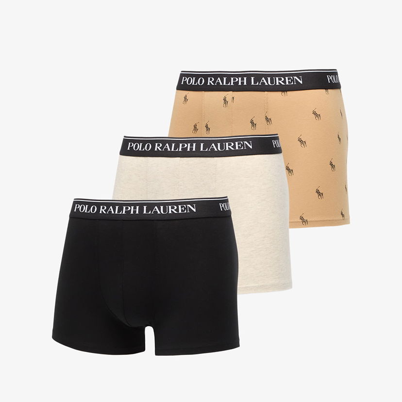 Boksere Polo by Ralph Lauren Polo Ralph Lauren Classic Stretch Cotton Trunk - 3 Pack Sort | 714830299171
