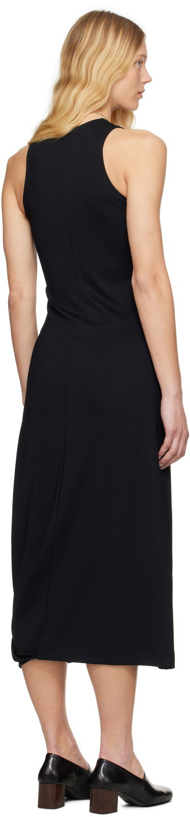 Kjole LEMAIRE Lemaire Twisted Hem Midi Dress Sort | DR1106 LJ1034, 2