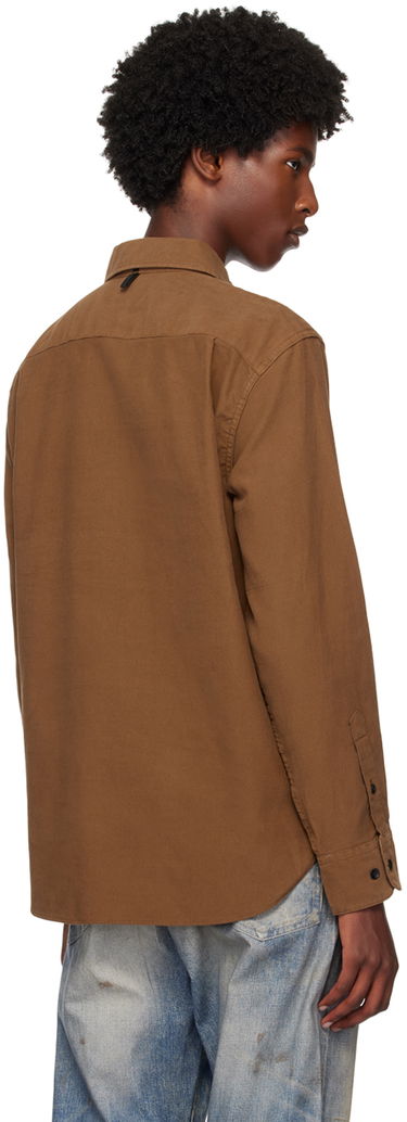 Skjorte rag & bone Rag & Bone Men's Finch Casual Shirt Brun | MBW24FA004CRML, 2