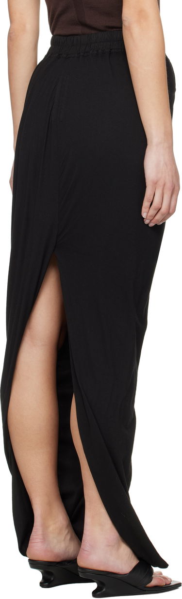 Nederdel Rick Owens Rick Owens DRKSHDW Hollywood Pull On Maxi Skirt Sort | DS01E3332 BHDB, 2