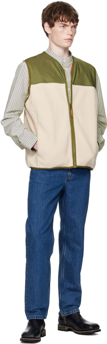 Vest A.P.C. A.P.C. Marty Fleece Vest Grøn | PSAIF-H32022, 3