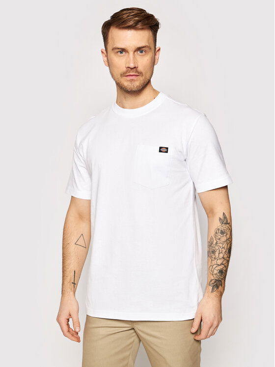 T-shirt Dickies Porterdale Pocket Tee Hvid | DK0A4TMO-WHX, 0