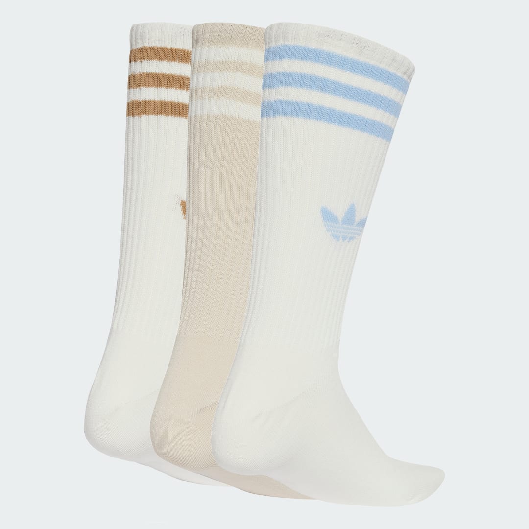 Sokker adidas Performance 3-Stripes High Crew Socks - 3 Pairs Hvid | JV7420, 0