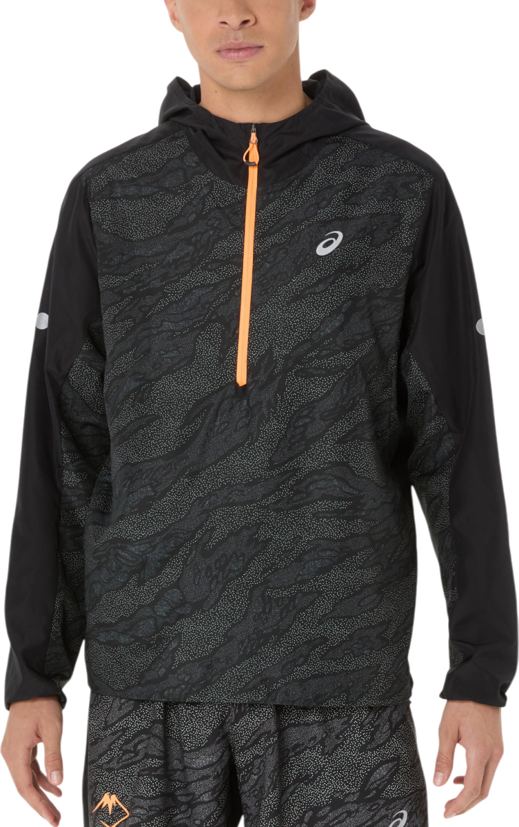 Vindjakke Asics Fujitrail Packable Windbreaker Jacket Sort | 2011d389-002, 0
