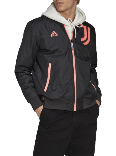 Bomberjakke adidas Originals Juventus LNY Bomber Sort | h67144
