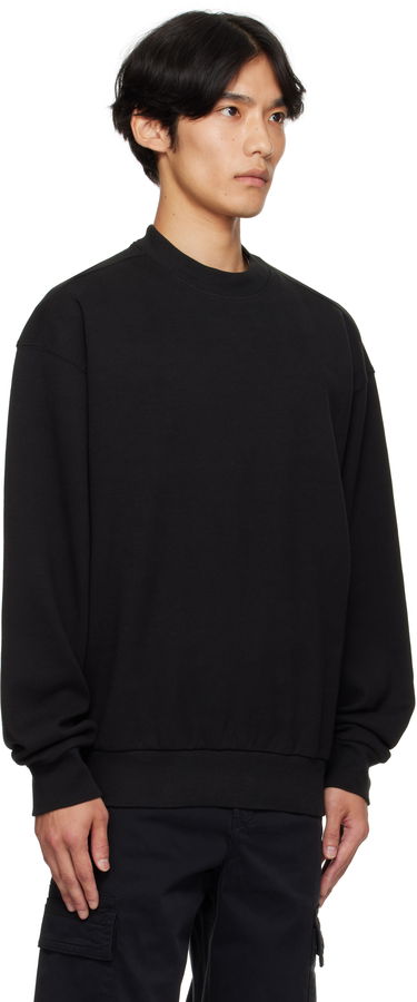 Sweatshirt BOSS Oversized Cotton Blend Sweatshirt Sort | 50543467, 2