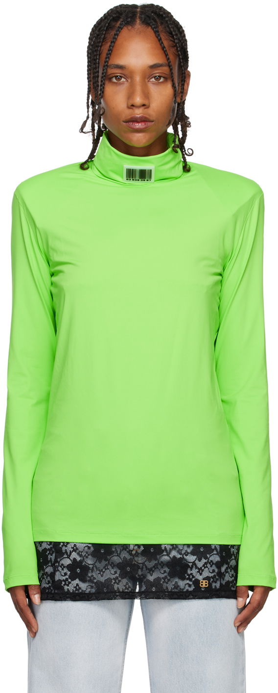 Sweater VETEMENTS Turtleneck Long Sleeve Top Grøn | VL14TO300E