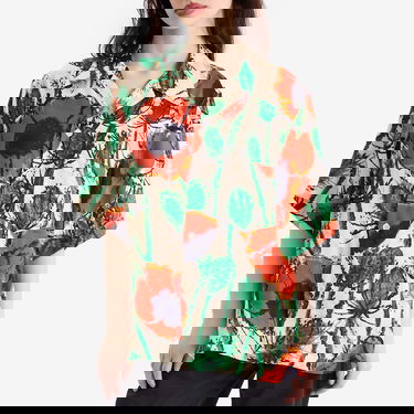Skjorte Wales Bonner Wales Bonner Highlife Floral Print Bowling Shirt Flerfarvet | MS25SH08-VI05-0734, 2