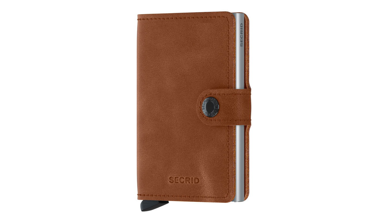Tegnebog Secrid Miniwallet Vintage Grå | MV-Cognac-Silver, 1