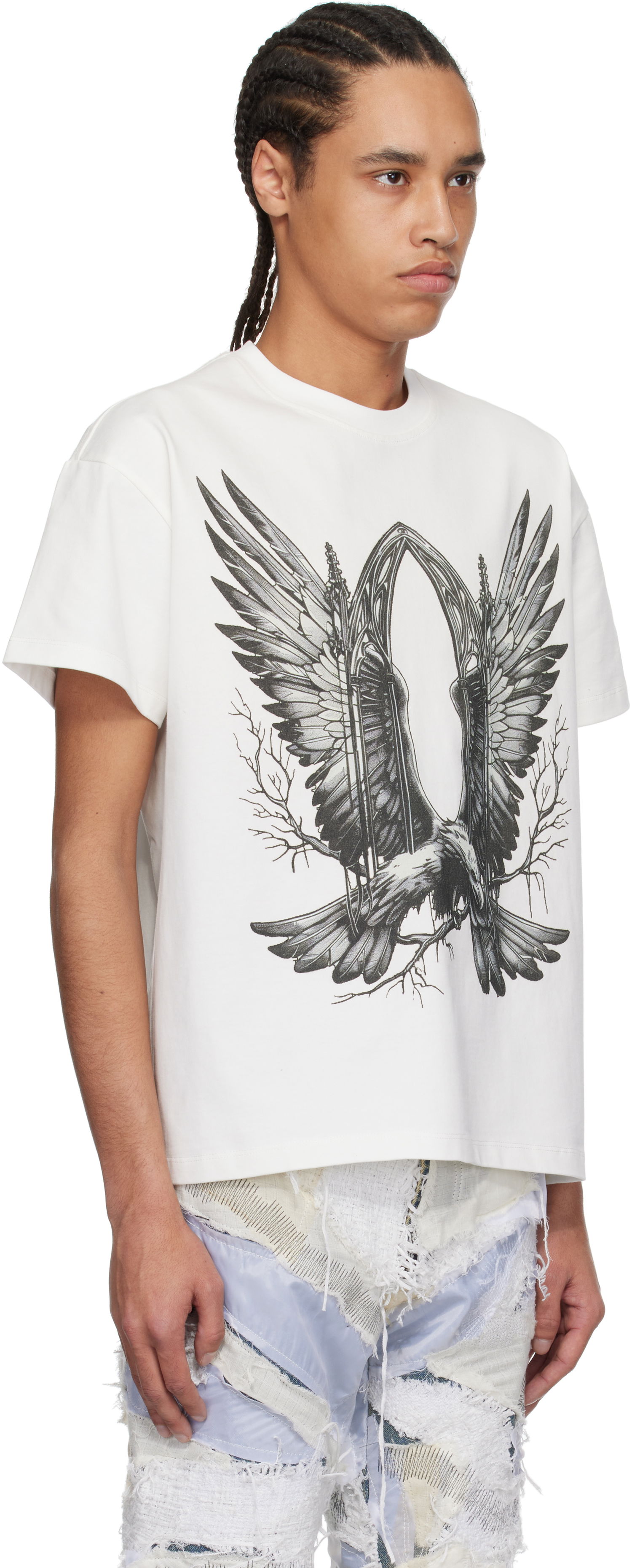T-shirt Who Decides War Who Decides War Soaring Window Graphic T-Shirt Hvid | 1110510001SS25, 1