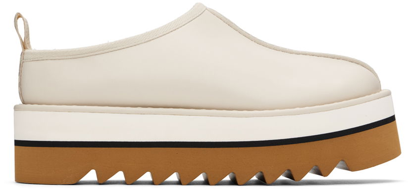 Sneakers og sko Stella McCartney Elyse Platform Slippers Hvid | 810441E00193