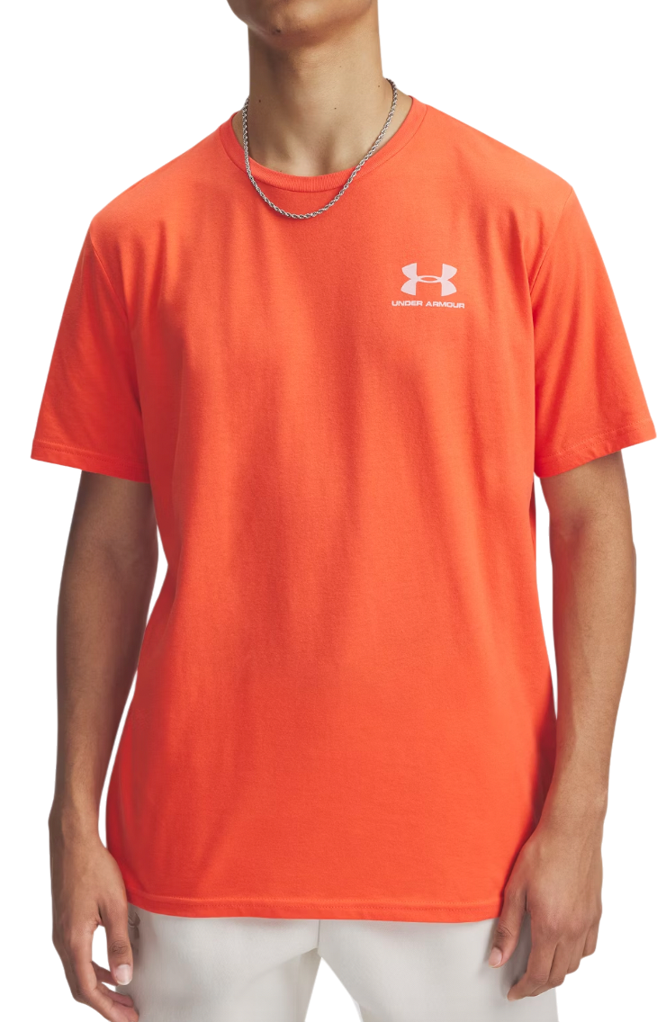 T-shirt Under Armour Sportstyle Left Chest Short Sleeve T-Shirt Orange | 1326799-847