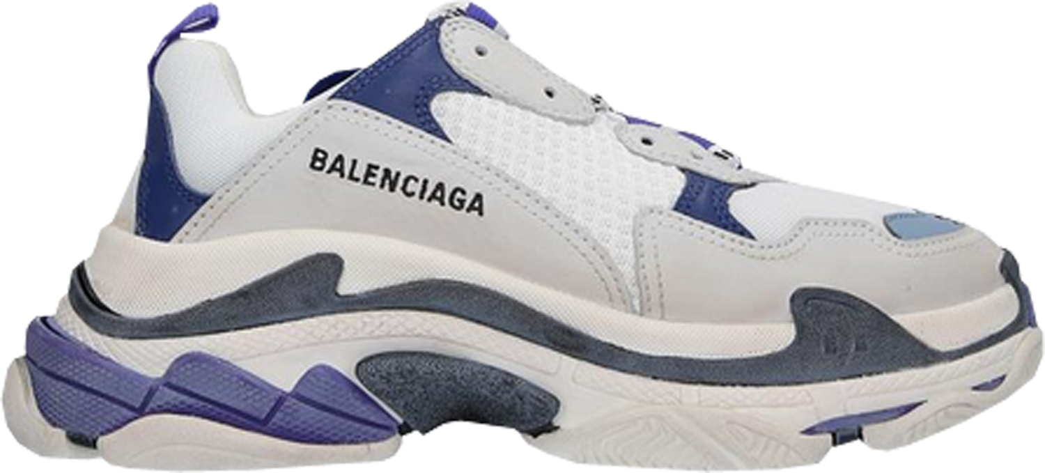 Sneakers og sko Balenciaga Triple S White Purple W Hvid | 541641 W09OF 9095, 0