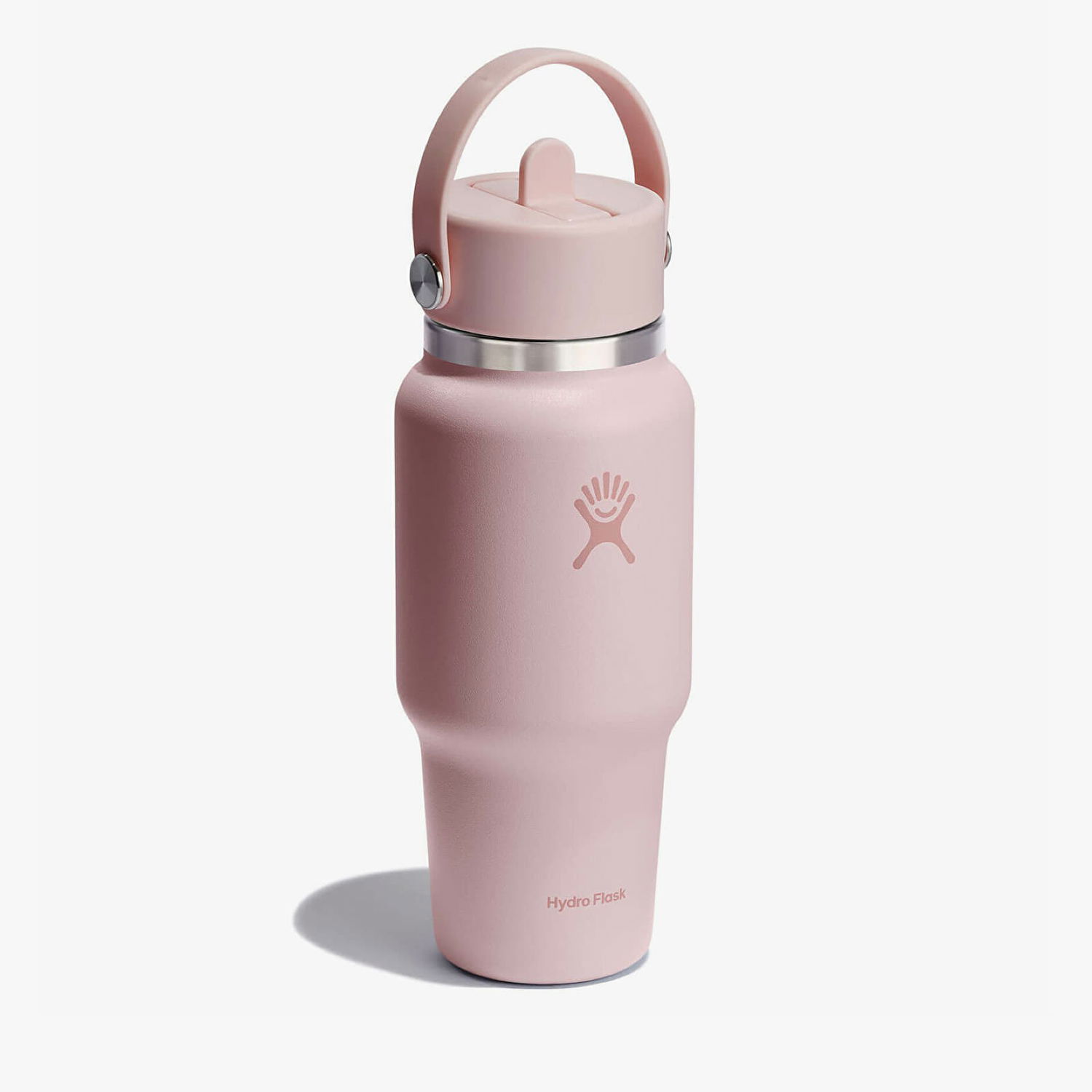Drikkeflaske Hydro Flask 709 ml Wide Flex Straw Travel Bottle Trillium Universal Lyserød | WT24CFS678, 1
