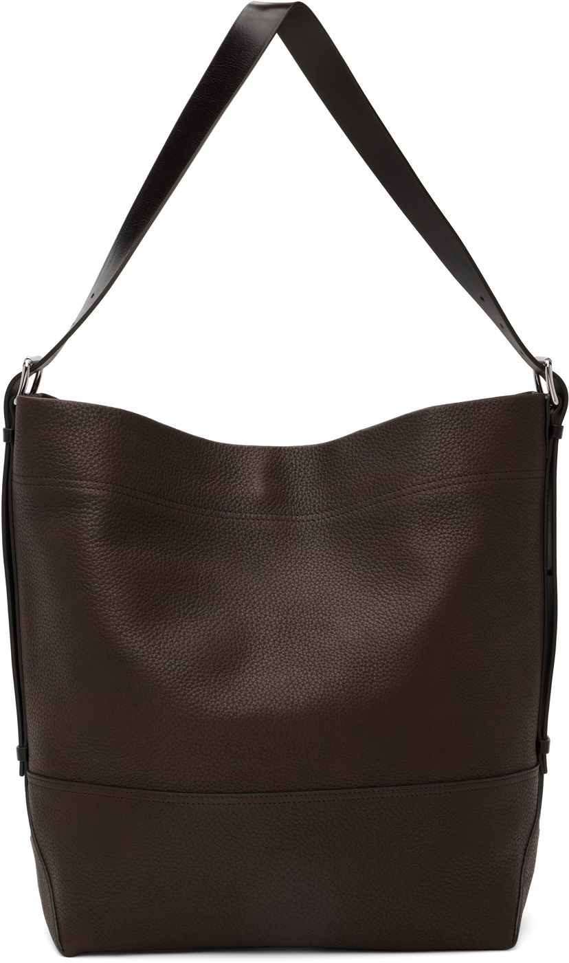 Mulepose LEMAIRE Lemaire Belted Tote Brun | BG0153 LL0166