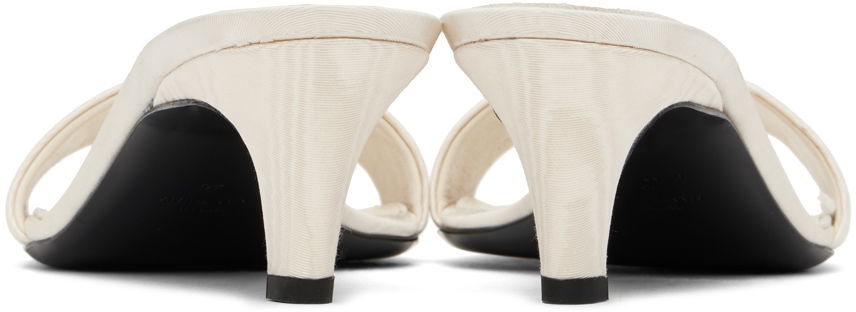 Tilbehør TOTEME TOTEME 'The Mule' Heeled Sandals Hvid | 243-WAS0154-FB0232, 1