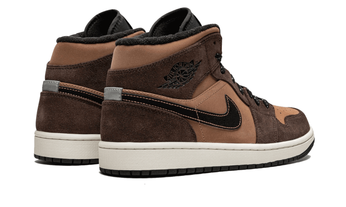 Sneakers og sko Jordan Air Jordan 1 Mid "Earthy Brown" GS Brun | DC7248-200, 1