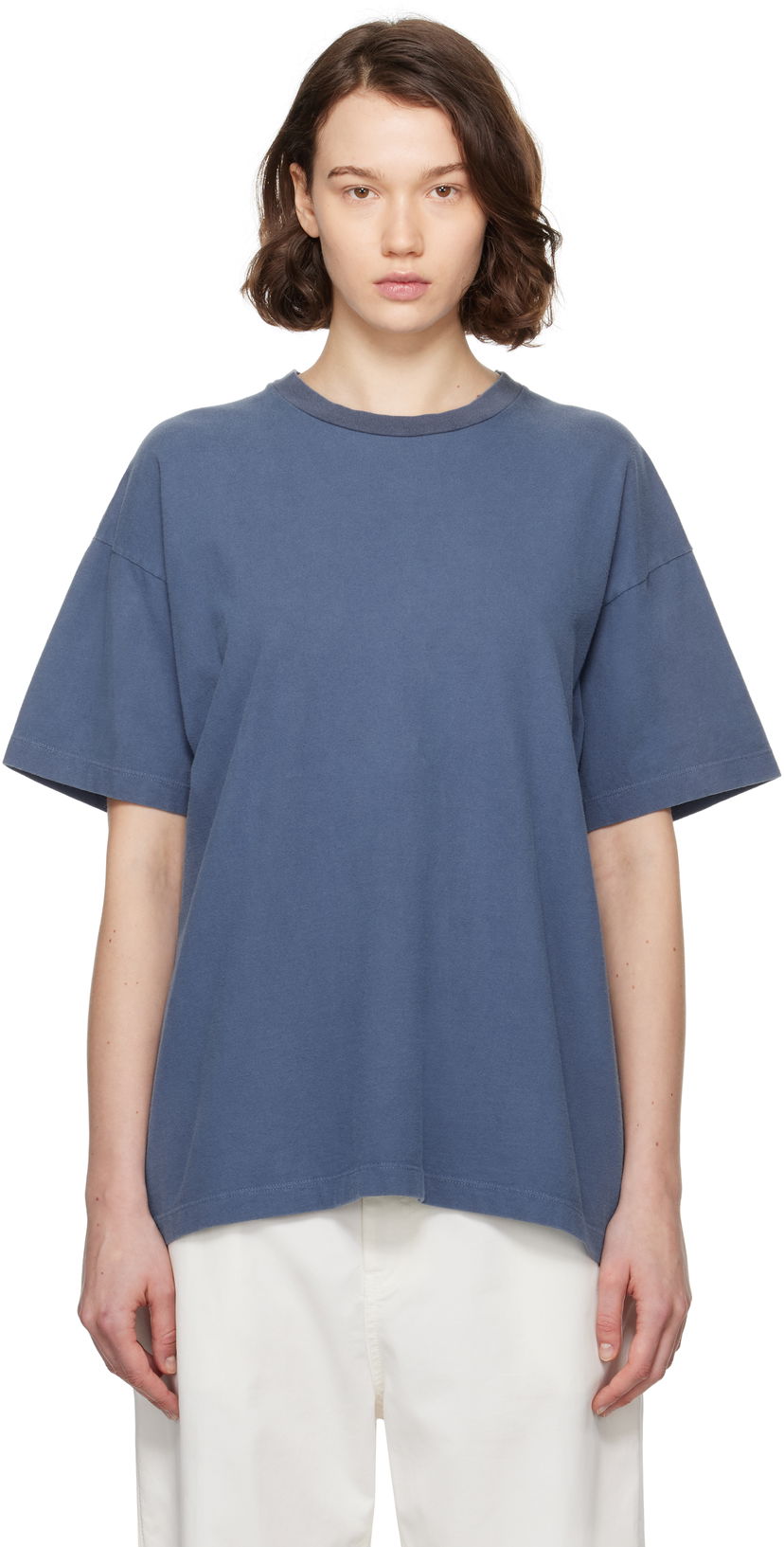 T-shirt The Row The Row Lavinia T-Shirt Blå | 9008-K526