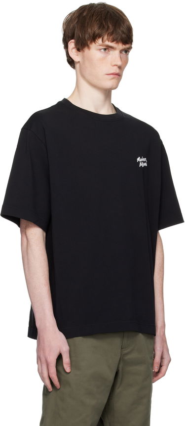 T-shirt MAISON KITSUNÉ Maison Kitsuné Handwriting Oversized T-Shirt Hvid | PM00110KJ0119, 4