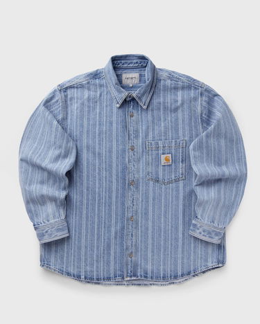 Skjorte Carhartt WIP Rylan Striped Denim Shirt Jacket Blå | I035567-32H.12, 0
