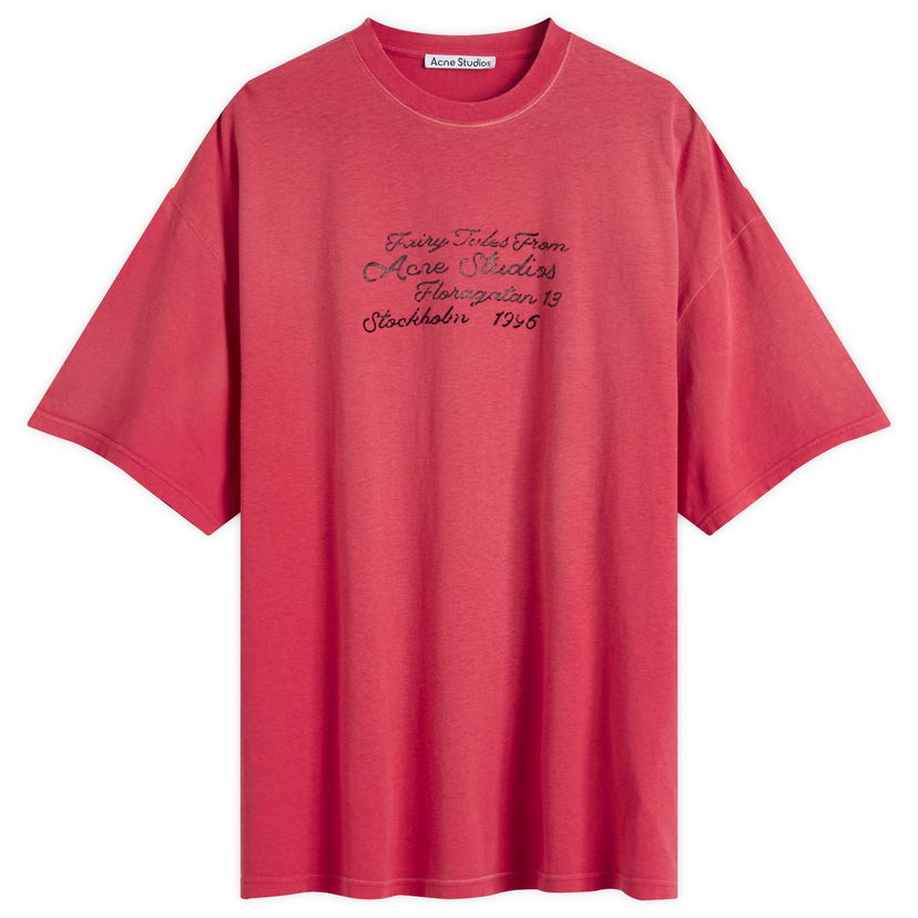 T-shirt Acne Studios Edra Fairytale T-Shirt, Size Large Rød | AL0500-AZT