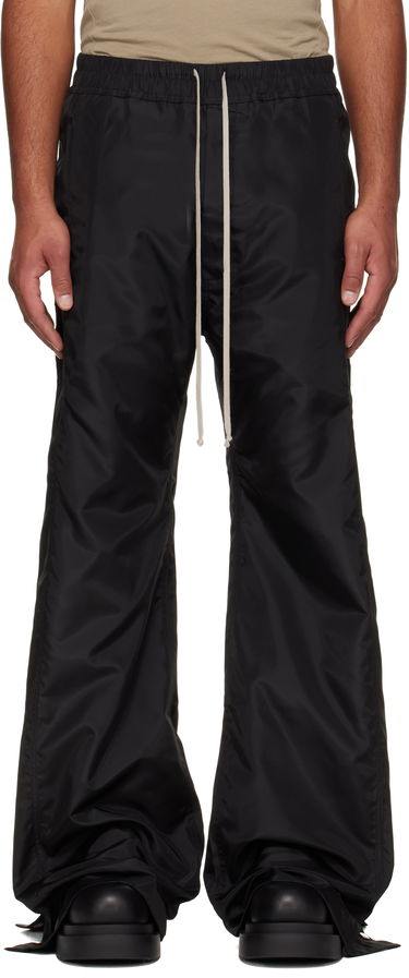 Joggingbukser Rick Owens DRKSHDW Concordians Pusher Elastic Waist Wide-Leg Track Pants Sort | DU02E7393 NCV, 0