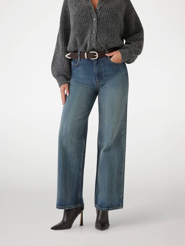 Jeans GUESS Clair Palazzo Denim Pant Blå | W5RA1OD5JD1, 0
