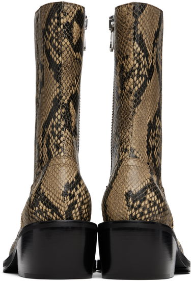 Tøj Dries Van Noten Dries Van Noten Leather Boots Sort | MS251-753, 4