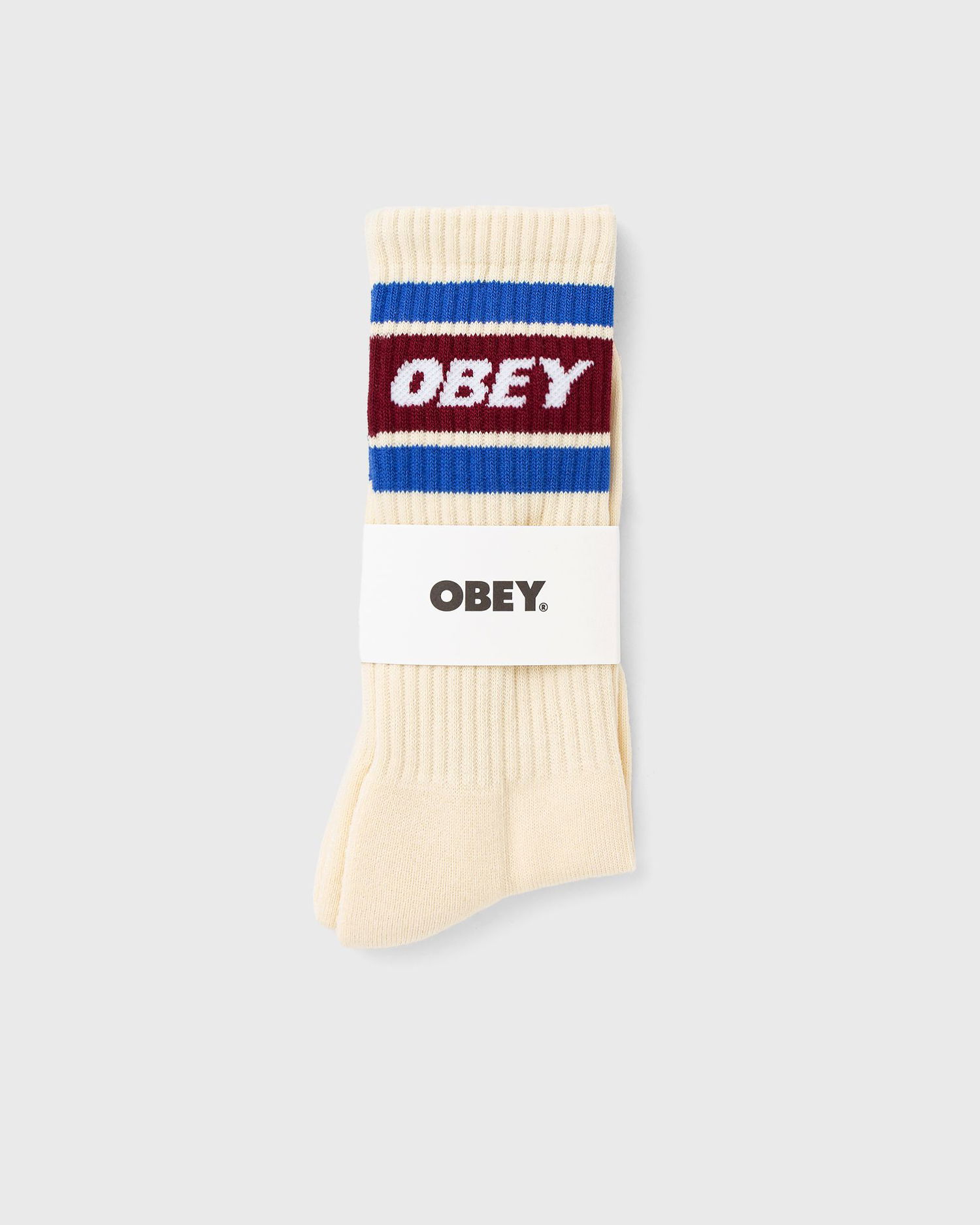 Sokker OBEY Cooper II Crew Socks Beige | 100260093-UBR, 0