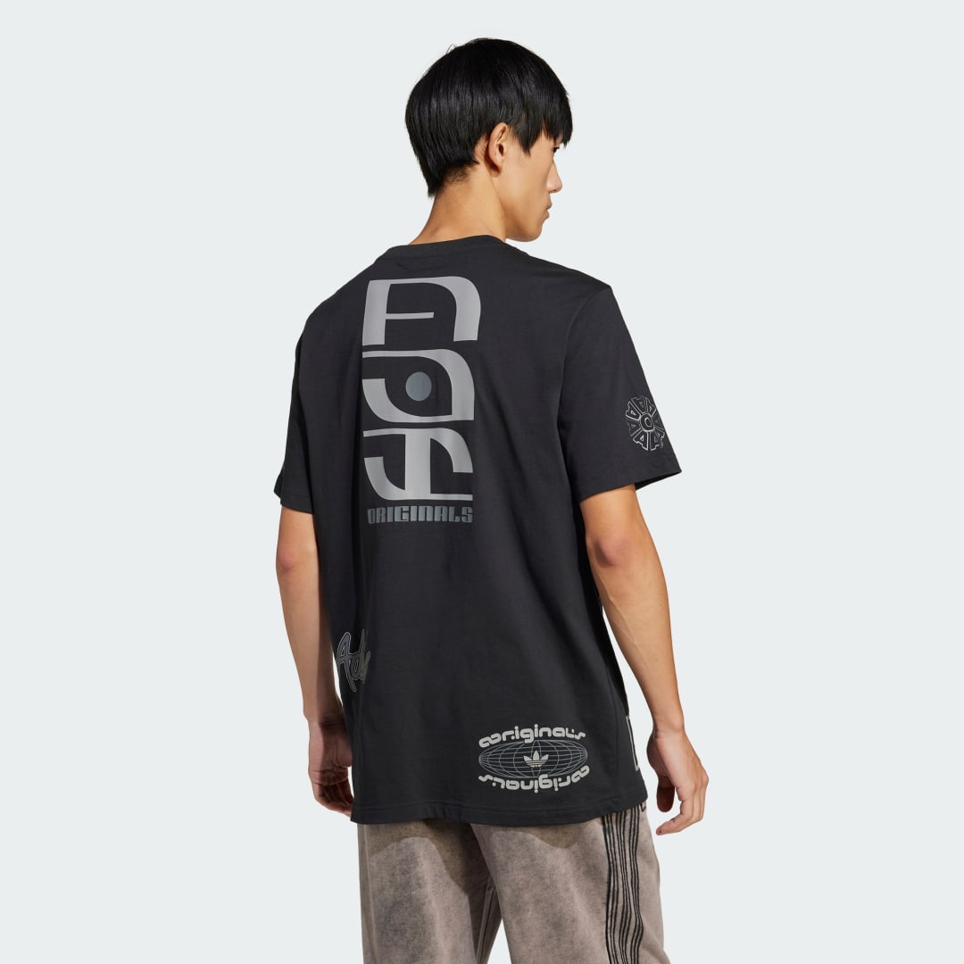 T-shirt adidas Performance Graphic Print T-Shirt Sort | JP2676, 1