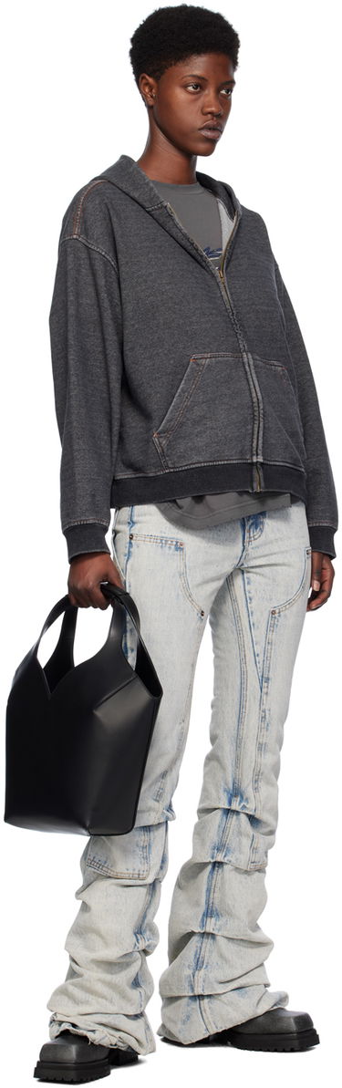 Mulepose We11done Small Dart Touch Leather Bag Sort | WD-AB0-24-493-U-BK, 3