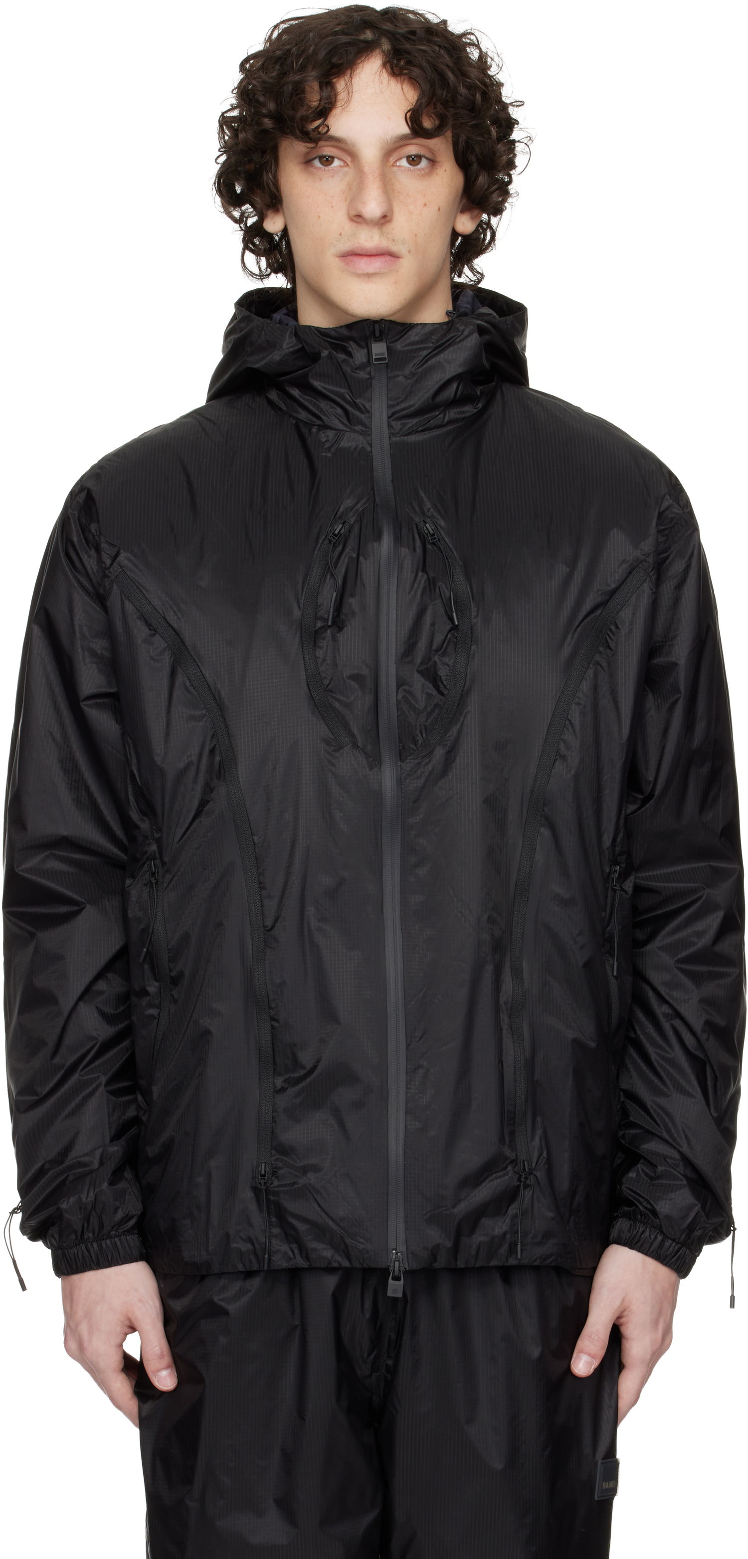 Vindjakke Rains RAINS Kauto Vision Insulated Jacket Sort | 17170, 0