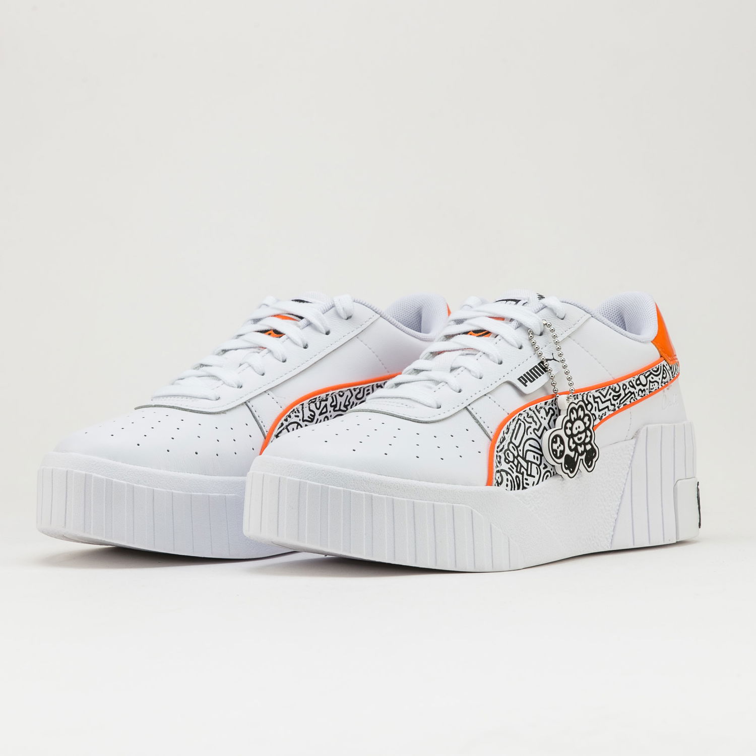 Sneakers og sko Puma Cali Wedge Mr. Doodle Hvid | 374210 01, 1