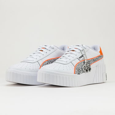 Sneakers og sko Puma Cali Wedge Mr. Doodle Hvid | 374210 01, 1