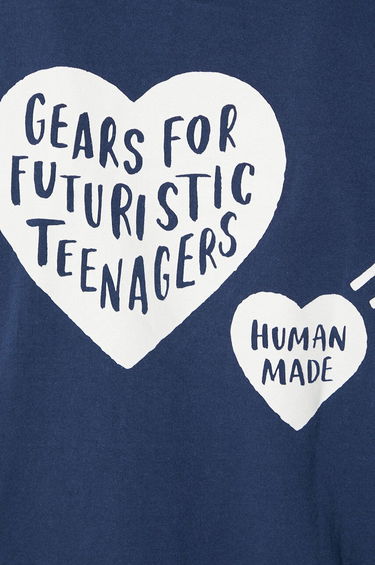 T-shirt Human Made Graphic Long Sleeve T-Shirt Blå | HM26CS009, 5