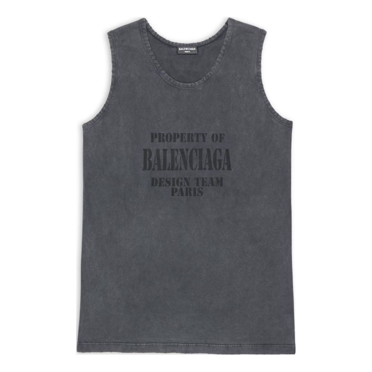 Tanktop Balenciaga Balenciaga Loose Tank Top Grå | 697880TMVI11055, 0