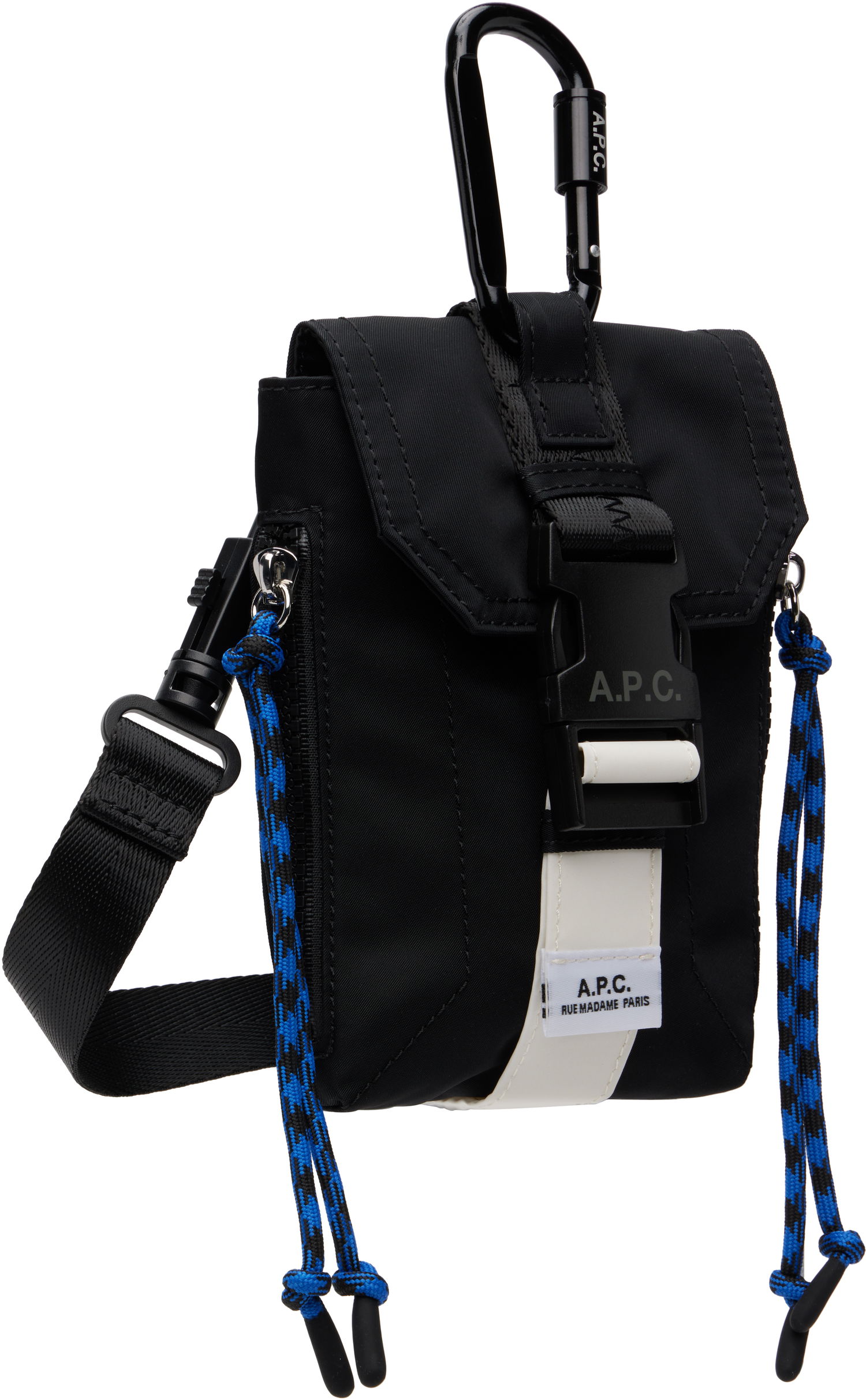 Skuldertaske A.P.C. Trek Crossbody Pouch Sort | PAAGR-H61733, 1
