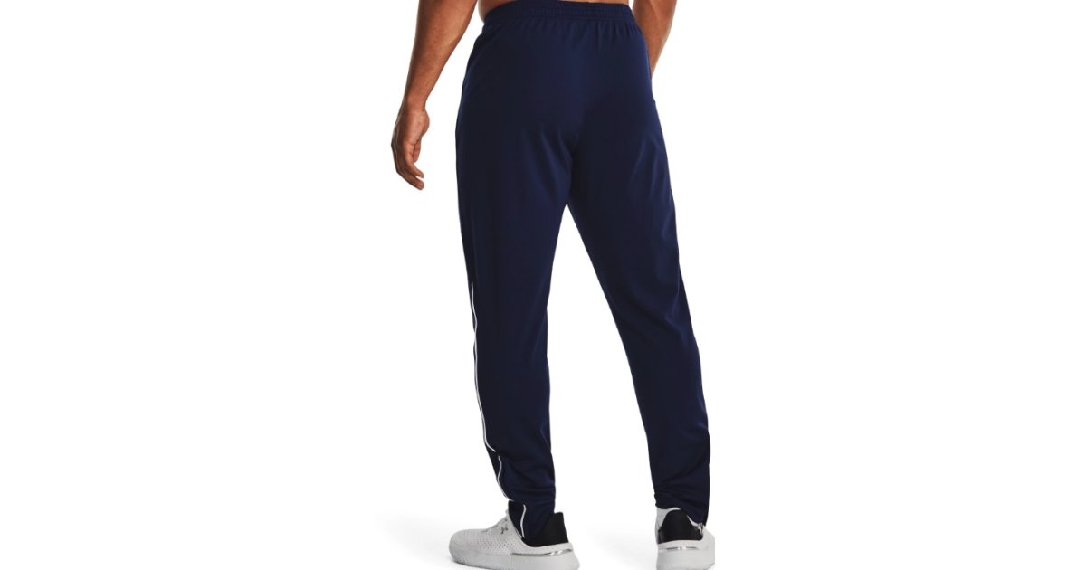 Bukser Under Armour Pique Track Mørkeblå | 1366203-410, 1